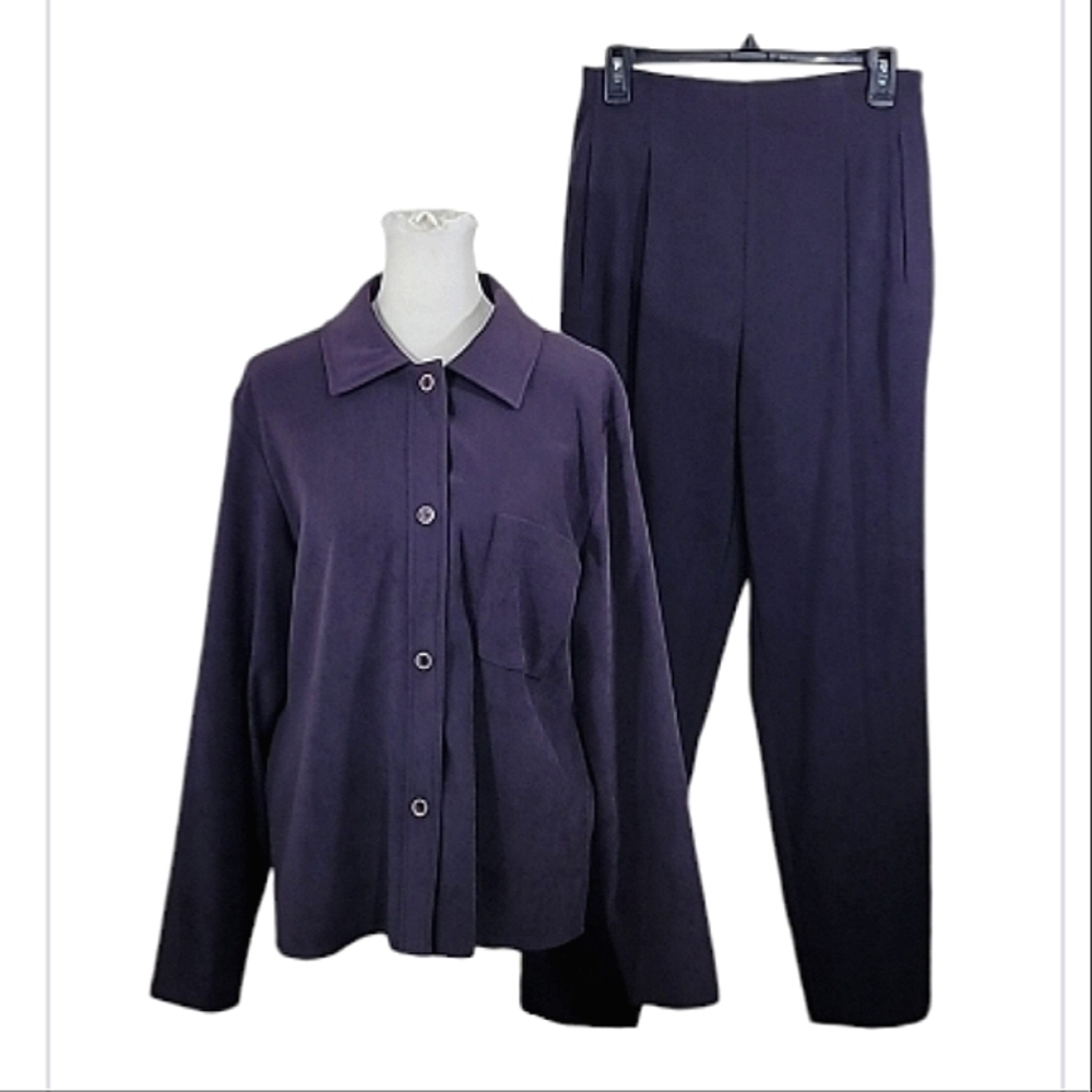 Harve Benard Vintage Purple Pantsuit Size 4